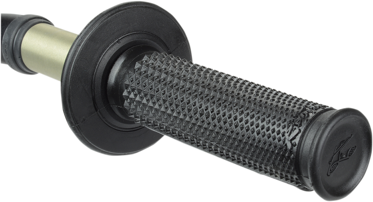 Renthal G198 Ultra Tacky Dual-Compound Half Waffle Tapered Grips
