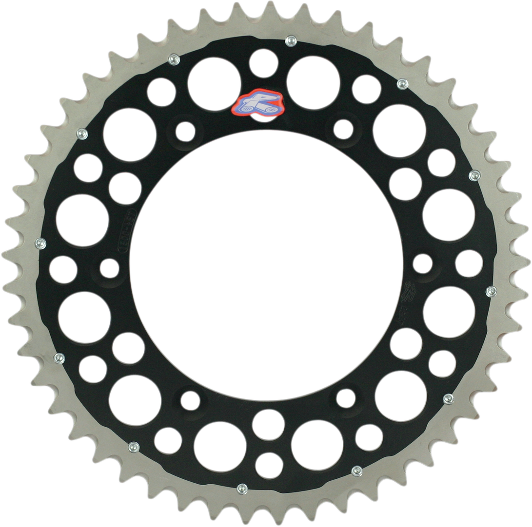 Renthal Twinring Rear Sprocket 50-Tooth Black Suzuki 1230-520-50GPBK