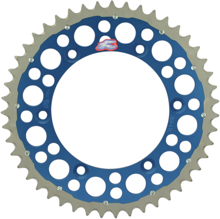 Renthal Twinring Rear Sprocket 49-Tooth Blue 1500-520-49GPBU for Honda and Yamaha