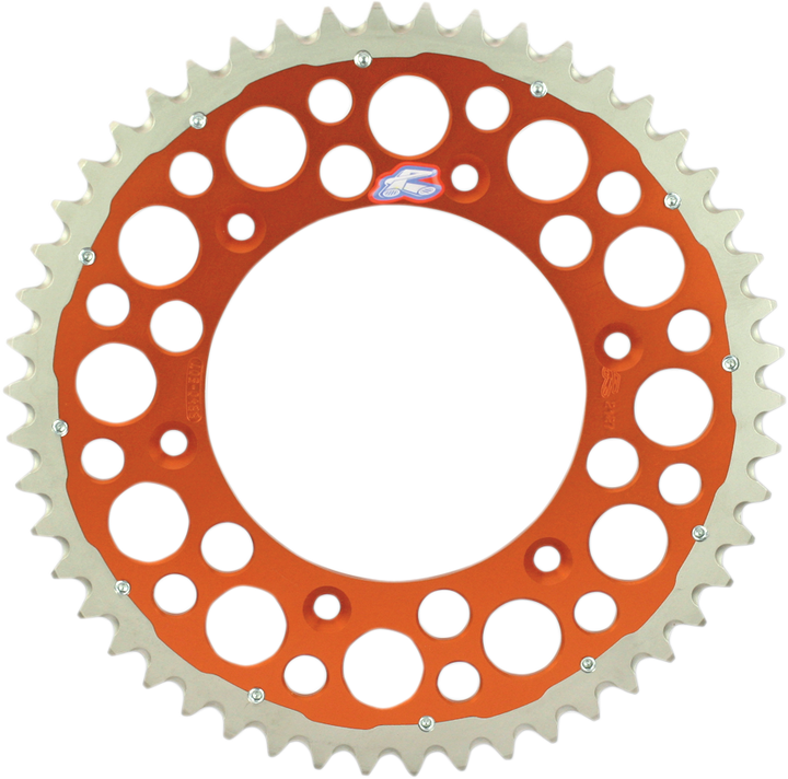 Renthal TwinRing Rear Sprocket 48-Tooth Orange 2240-520-48GPOR