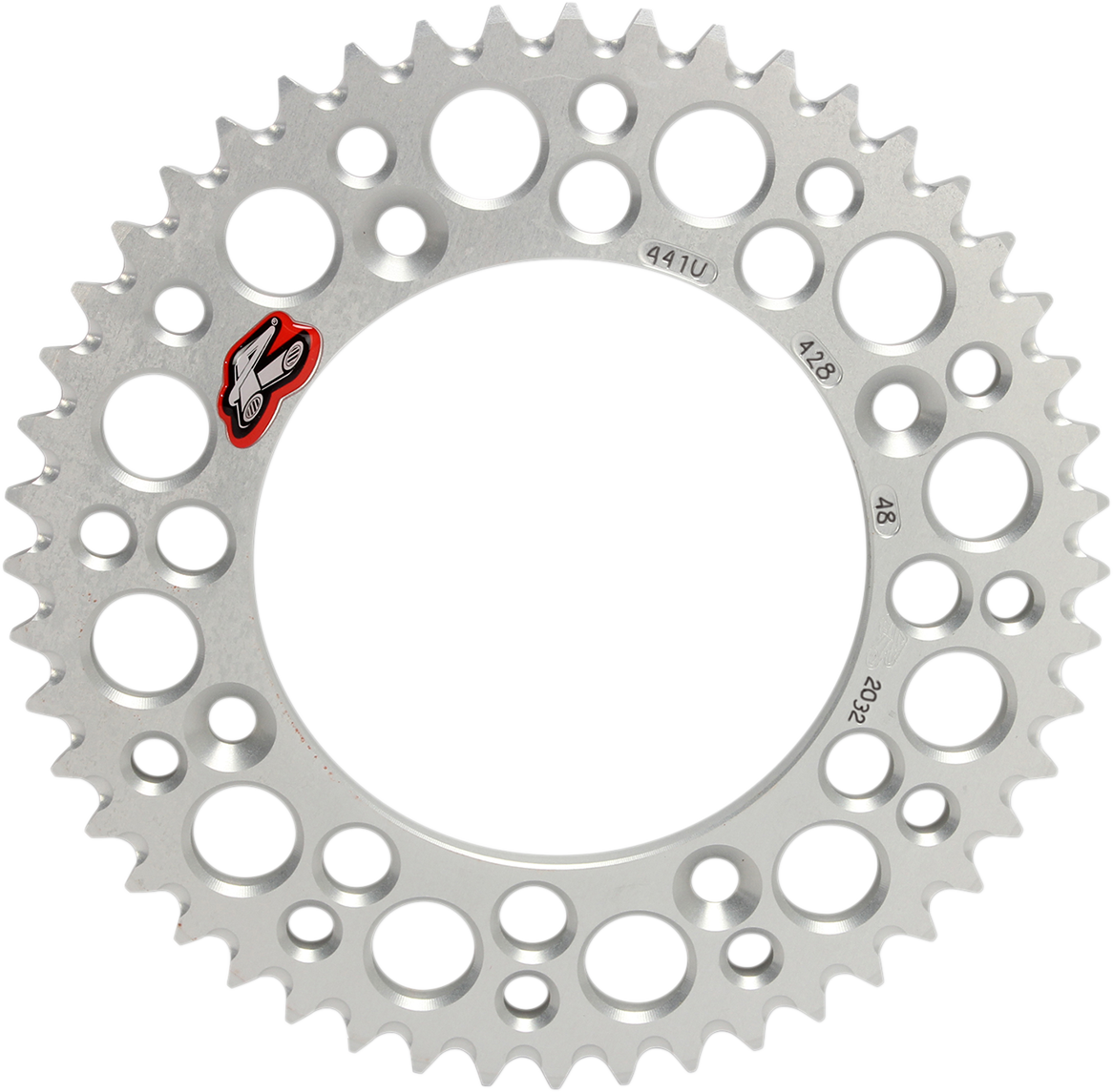Renthal 441U-428-48GPSI Rear Sprocket, Aluminum, 48-Tooth, Silver