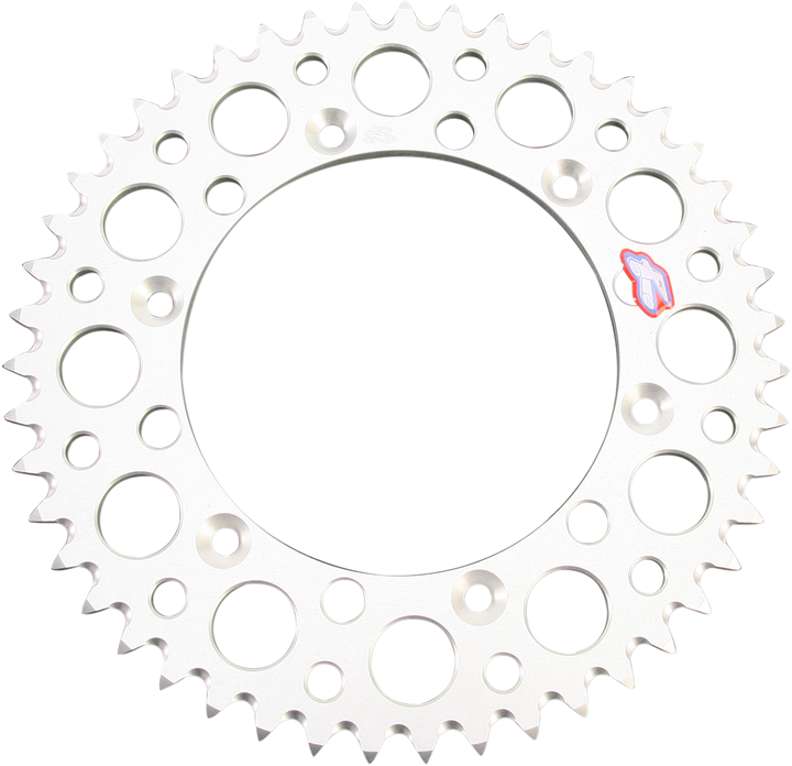 Renthal 216U-520-50GPSI Rear Sprocket, Aluminum, 50-Tooth, Silver