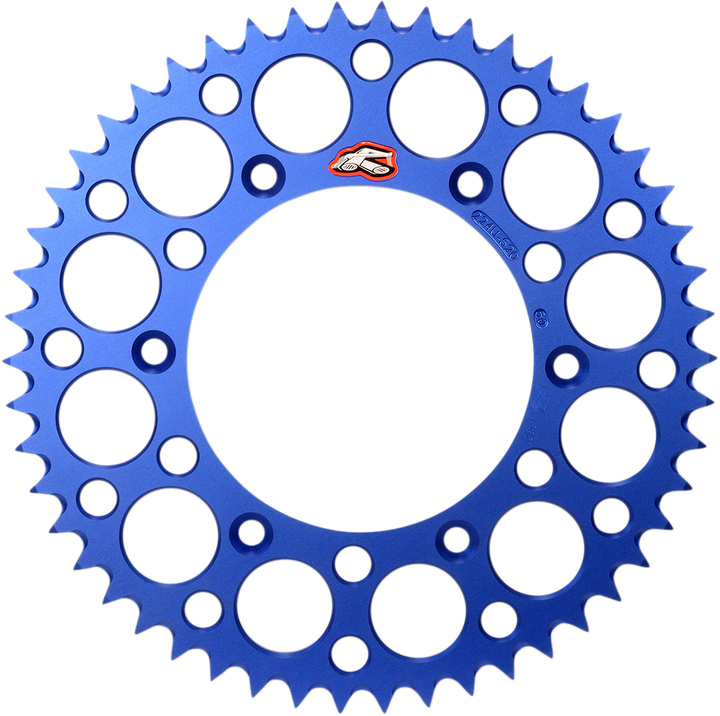Renthal 224U-520-51GPBU Rear Sprocket, Aluminum, 51-Tooth, Blue