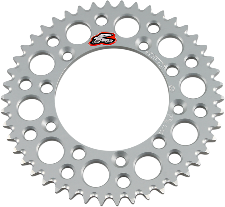 RENTHAL 192U-420-46GPSI Rear Sprocket, Aluminum, 46-Tooth, Silver