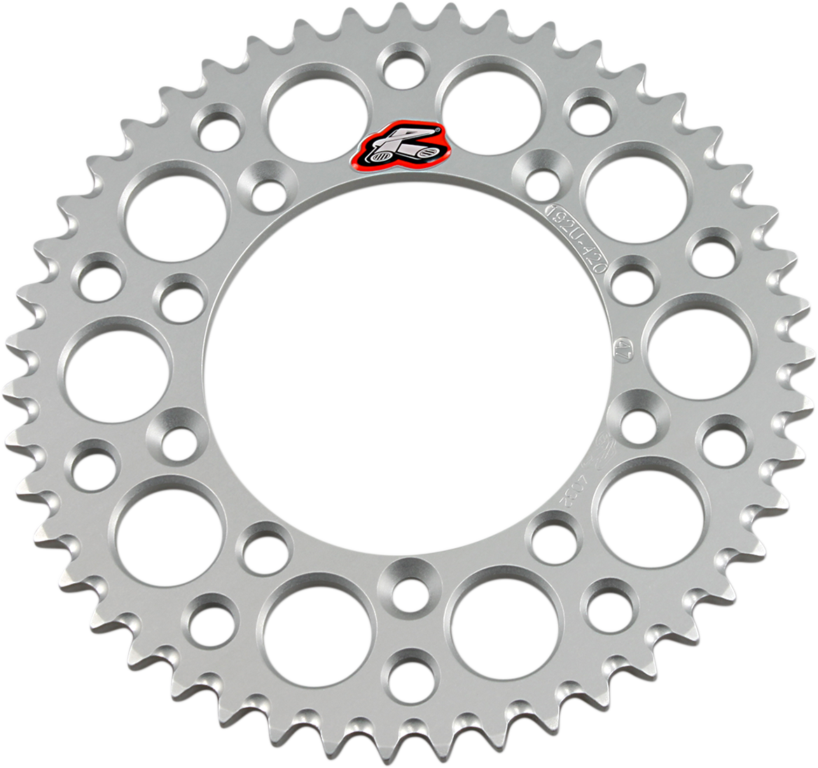 Renthal 192U-420-47GPSI Rear Aluminum Sprocket, 47-Tooth, Silver