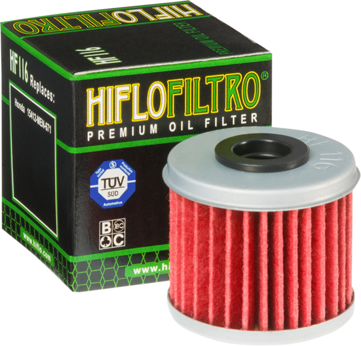 HIFLOFILTRO Oil Filter - Honda/Husqvarna/Polaris HF116