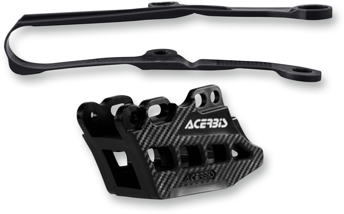 ACERBIS Chain Guide 2.0 and Slider Kit for Kawasaki KX250F/KX450F, Black, Part 2449450001