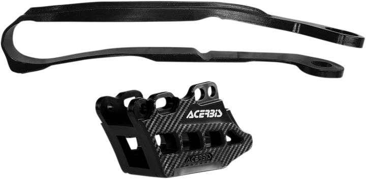 ACERBIS Chain Guide 2.0 and Slider Kit for Kawasaki KX250F/KX450F, Black, Part Number 2466040001
