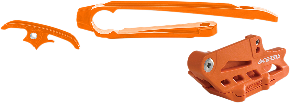 ACERBIS Chain Guide and Slider Kit for KTM, Orange, Part Number 2630765226