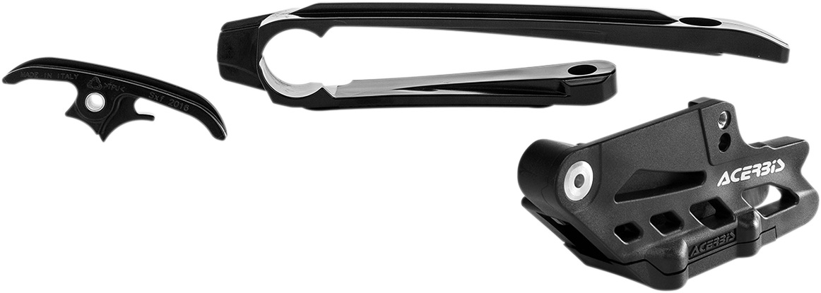 Acerbis Chain Guide and Slider Kit for KTM, Black, Part Number 2630760001