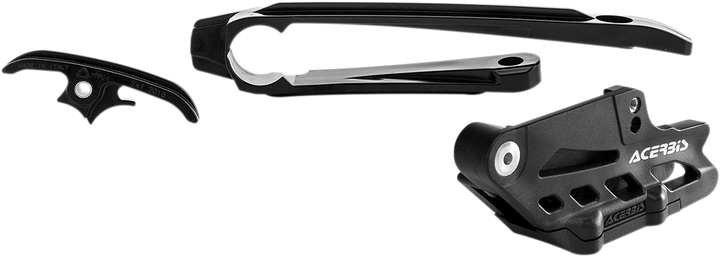 Acerbis Chain Guide and Slider Kit for KTM, Black, Part Number 2630760001