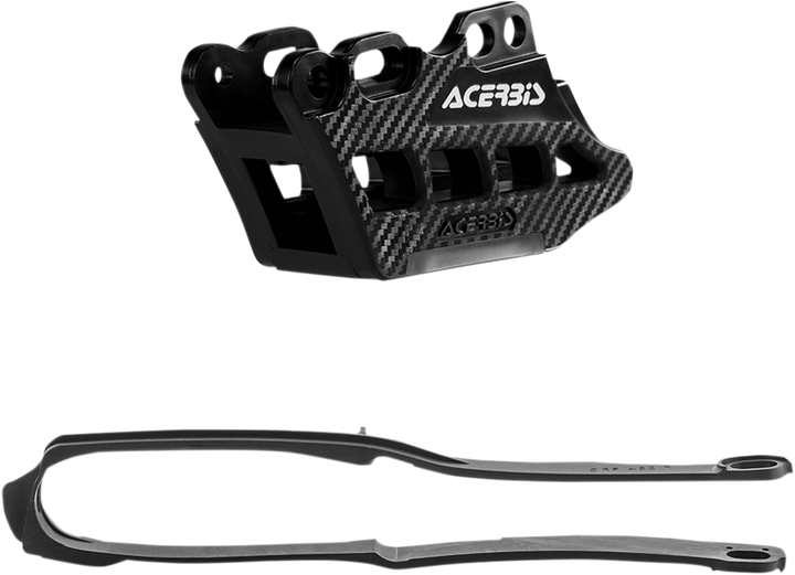 Acerbis Chain Guide and Slider Kit for Honda CRF250R, CRF450R and CRF450RX, Black, Part 2666240001