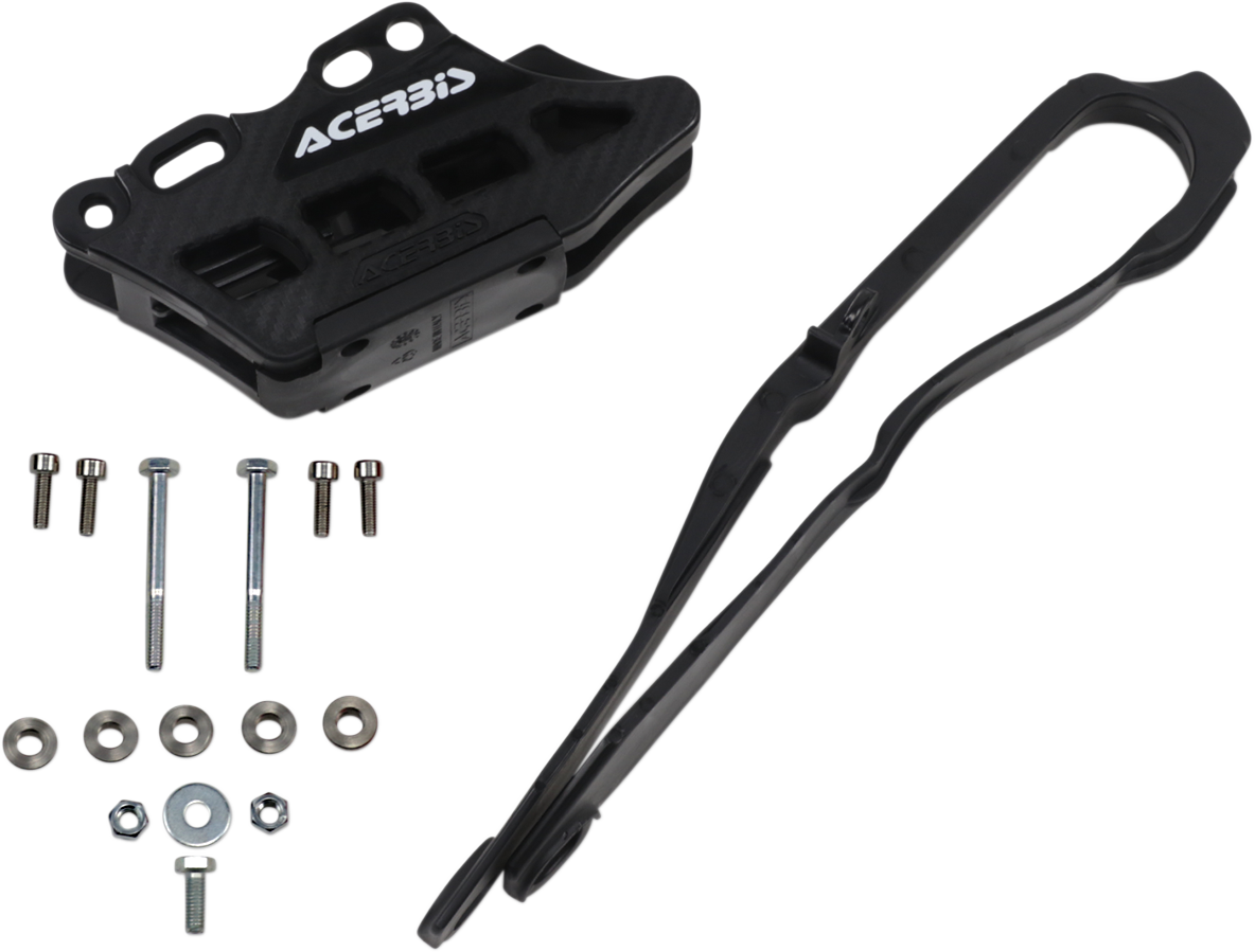 ACERBIS Chain Guide 2.0 and Slider Kit with Chain Slider, Black, Honda - Part 2742640001