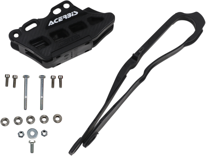 ACERBIS Chain Guide 2.0 and Slider Kit with Chain Slider, Black, Honda - Part 2742640001