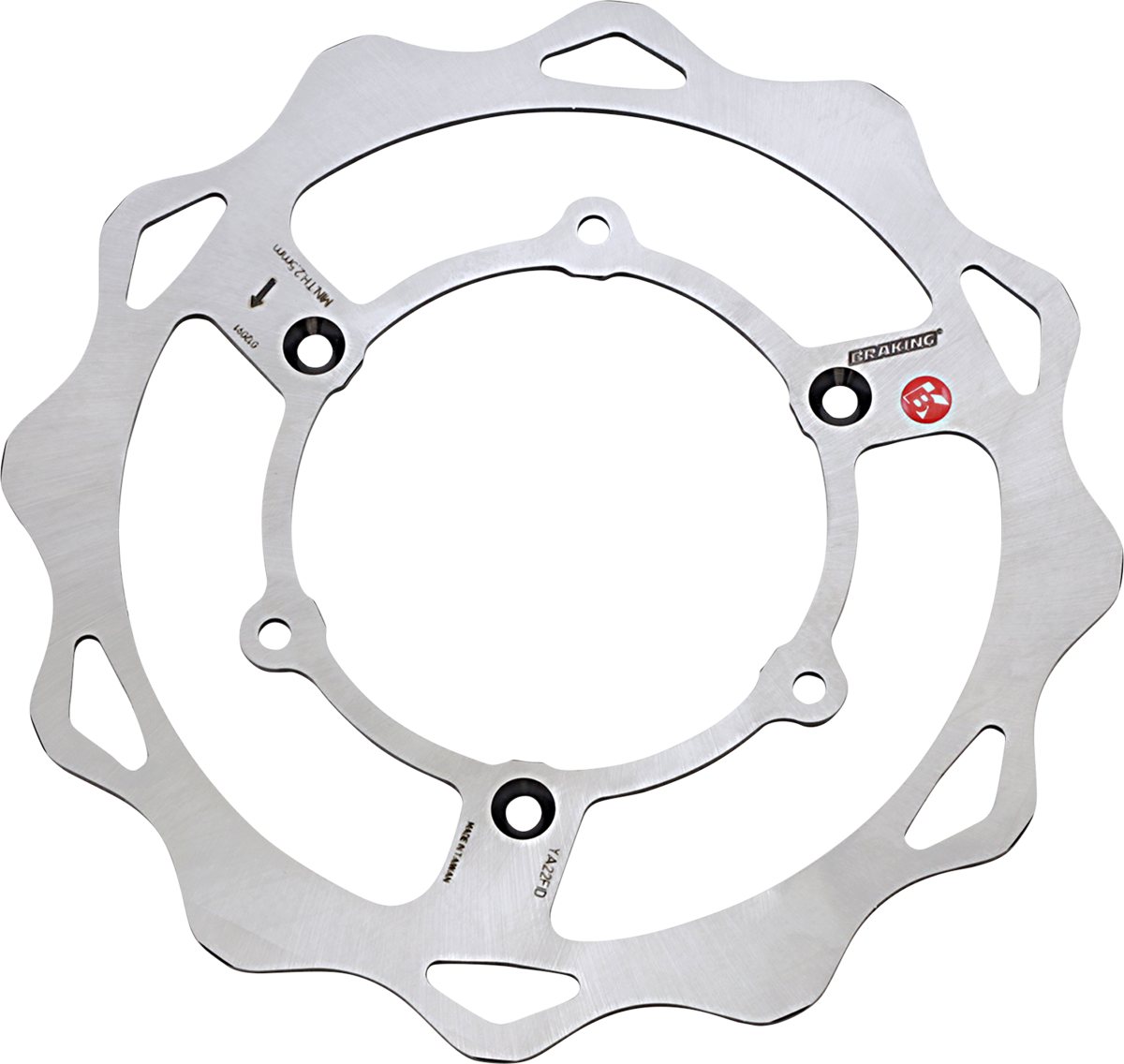 BRAKING YA22FID Front Brake Rotor for Suzuki and Yamaha Motorcycles