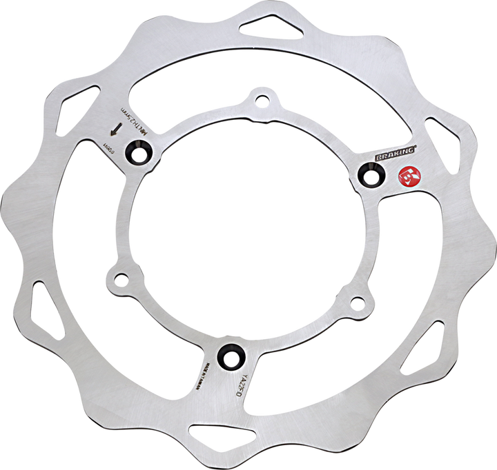 BRAKING YA22FID Front Brake Rotor for Suzuki and Yamaha Motorcycles