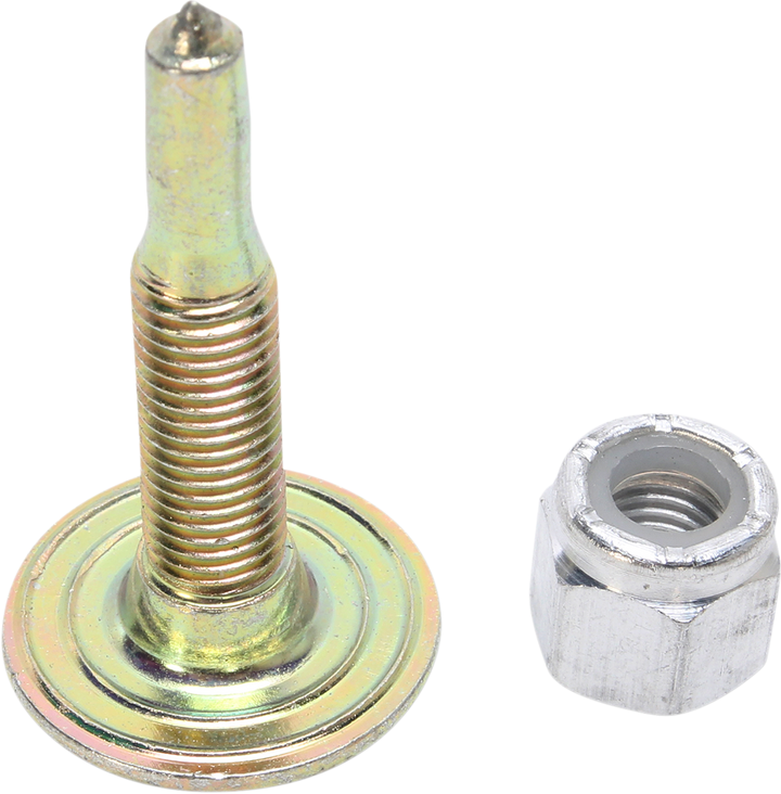 STUD BOY Power Point Carbide/Push-Through Studs with Power Tower Locknuts - 1.375" - 144 Pack 2166-P6