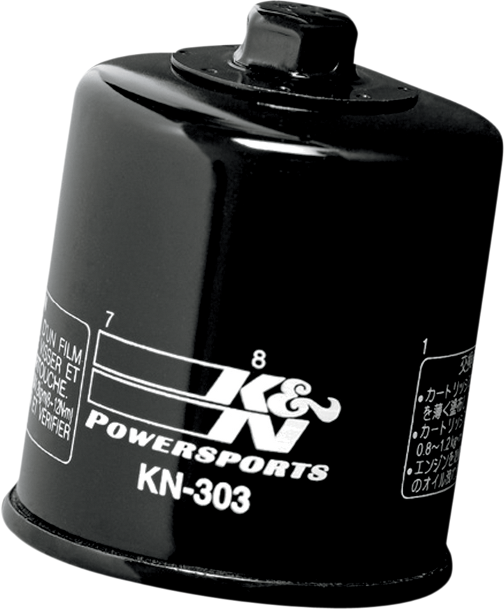 K & N Performance Oil Filter - Bimota/Honda/Kawasaki/Polaris/Yamaha KN-303