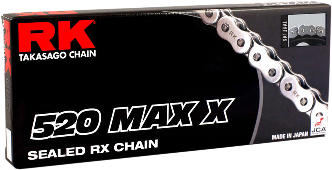 RK 520MAXX-150-DD Max-X RX-Ring Chain, 150 Links, Orange