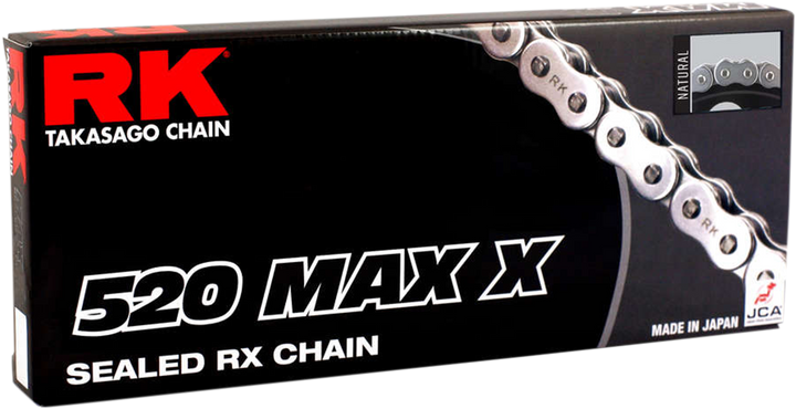 RK 520MAXX-150-DD Max-X RX-Ring Chain, 150 Links, Orange