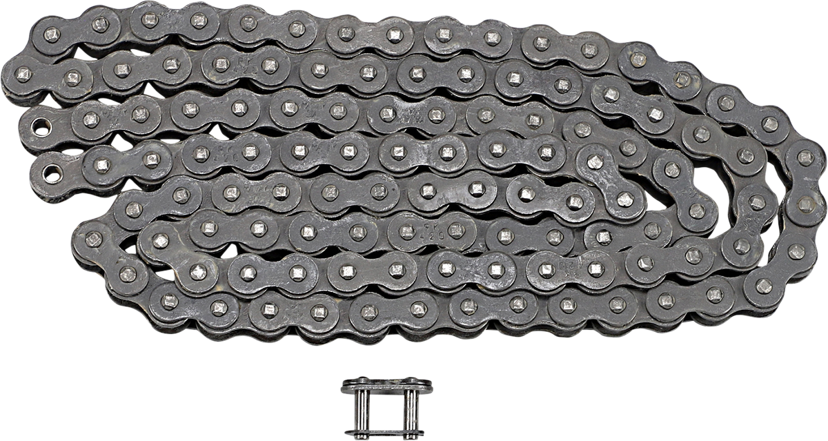 RK M420 Standard Motorcycle Chain, 128 Links - M420-128
