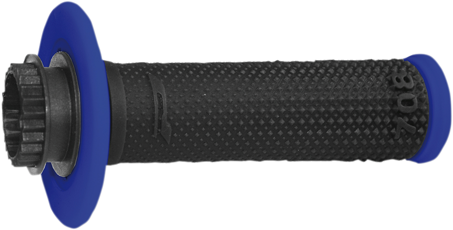 PRO GRIP 708 Lock-On Motorcycle Grips Blue/Black PA070800BL02
