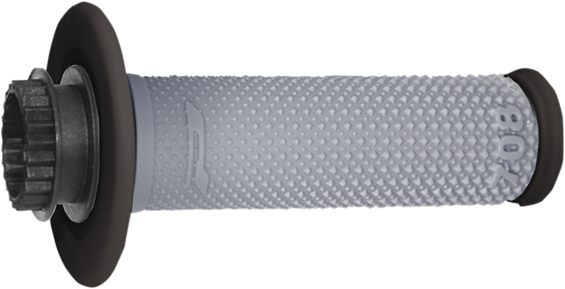 PRO GRIP 708 Lock-On Grips Black/Gray with Throttle Tube, PA070800NEGR