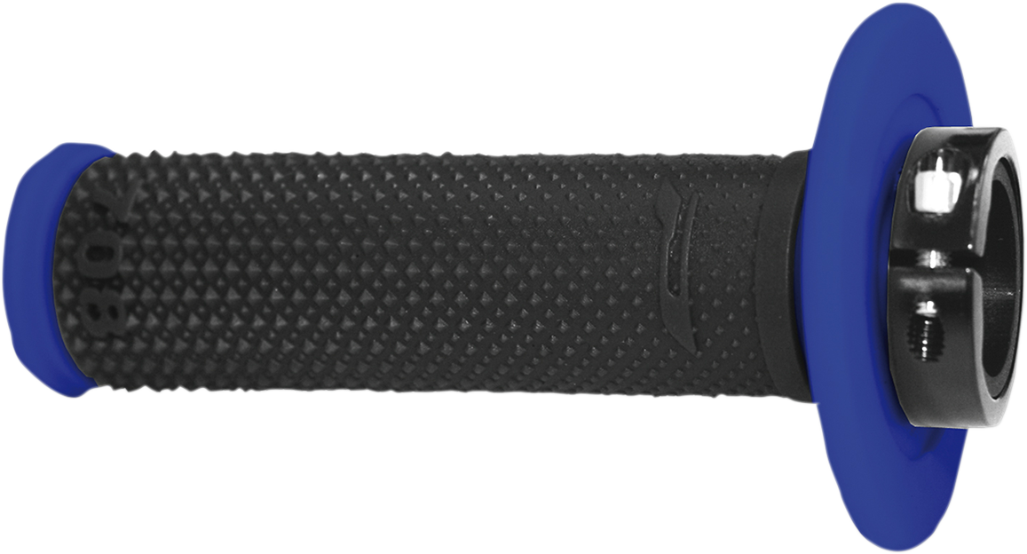 PRO GRIP 708 Lock-On Motorcycle Grips Blue/Black PA070800BL02