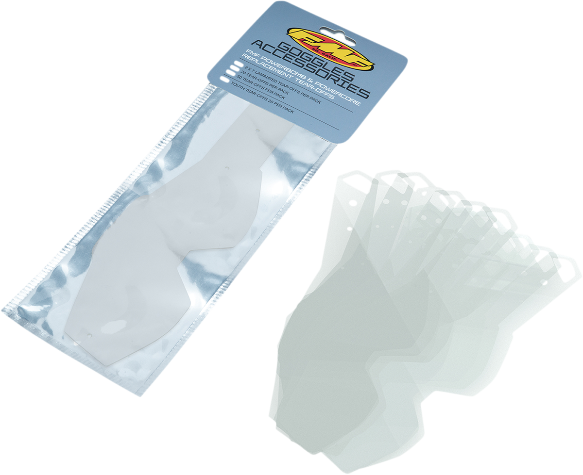 FMF Youth PowerBomb/PowerCore Tear-Offs - Standard