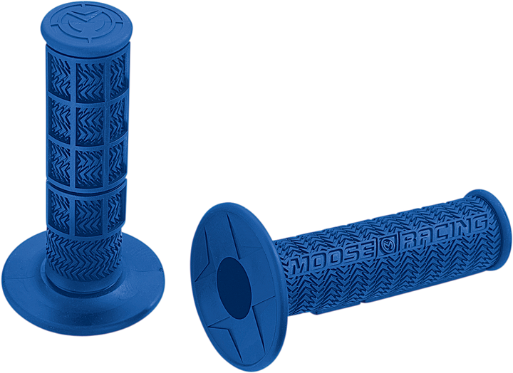 Moose Offroad Stealth MX Flange-Style Grips, Blue, Part Number B01MXU