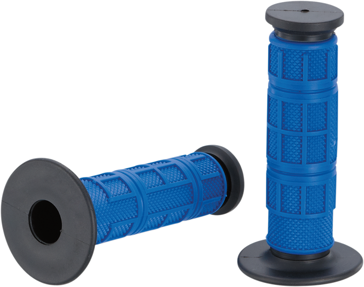 Moose Offroad Qualifier Full Waffle Dual-Compound Grips, Blue, MG-11-UBM