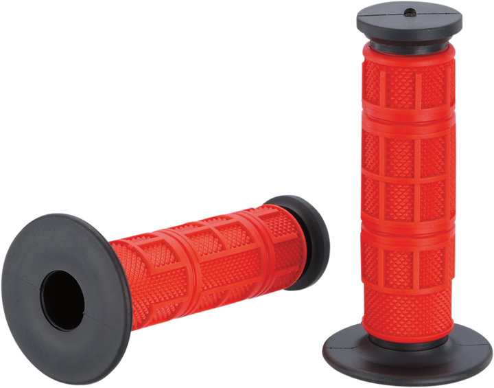 Moose Offroad Qualifier Full Waffle Grips, Red - MG-11-RBM