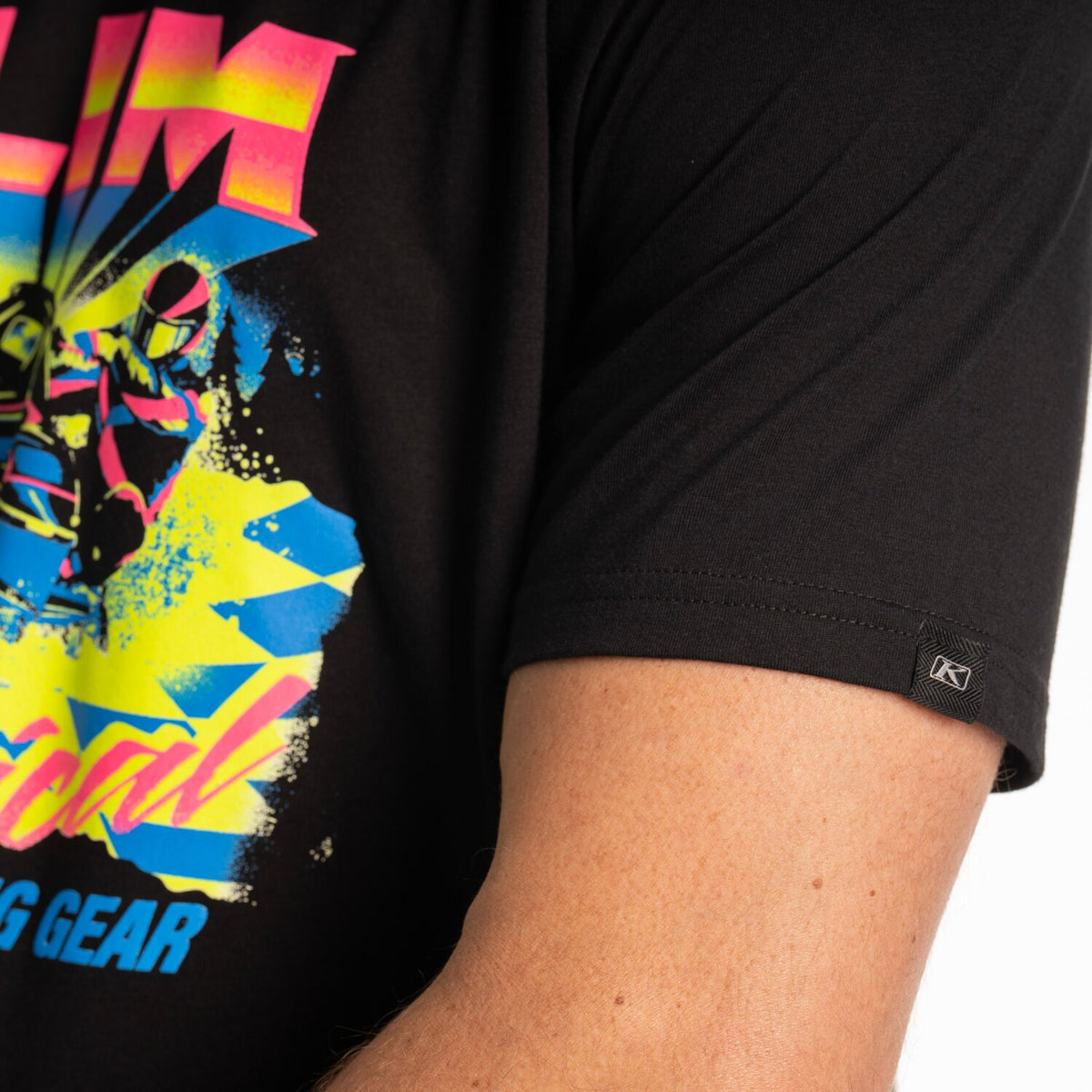 Klim Snowcrest Tri-blend Tee - Black - Hi-Vis