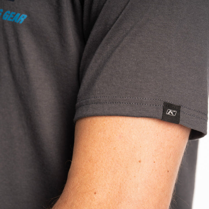 Klim Heritage Tri-blend Tee - Charcoal - Saffron