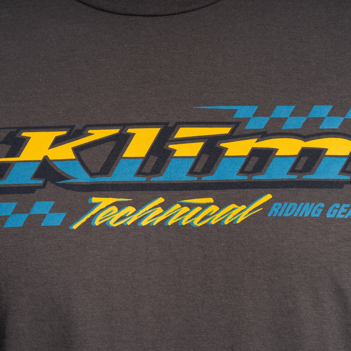 Klim Heritage Tri-blend Tee - Charcoal - Saffron