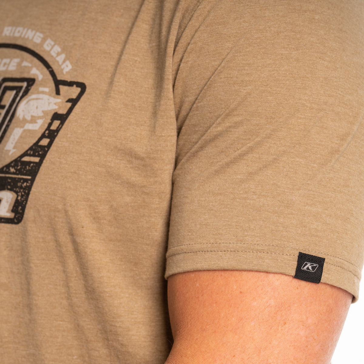 Klim Pioneer 99 Tri-blend Tee - Coyote Brown Heather - Monument