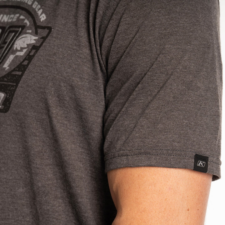 Klim Pioneer 99 Tri-blend Tee - Heathered Charcoal - Monument