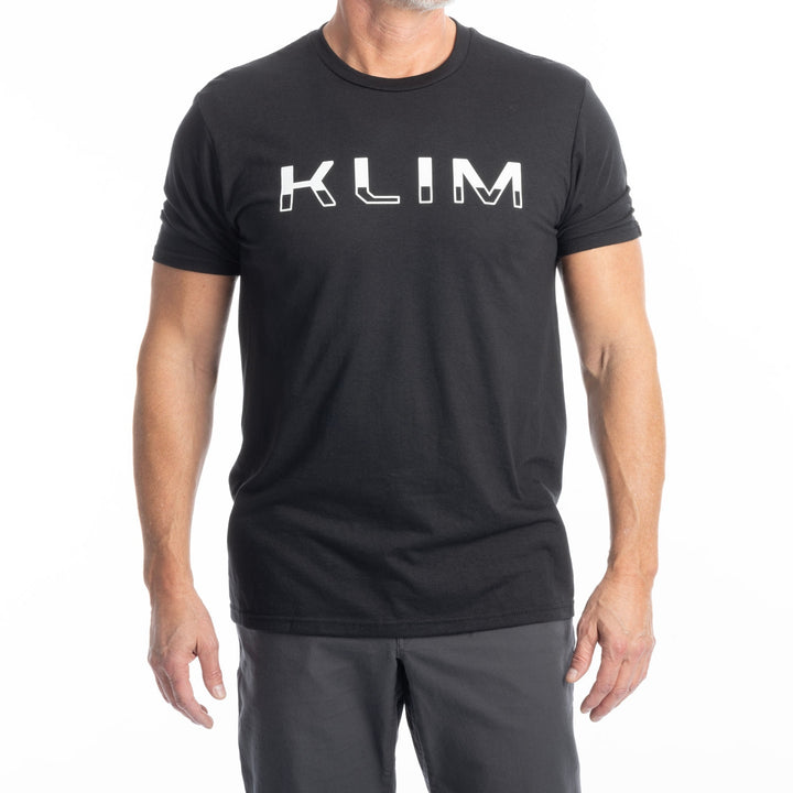 Klim Petrol Tri-blend Tee - Black - White