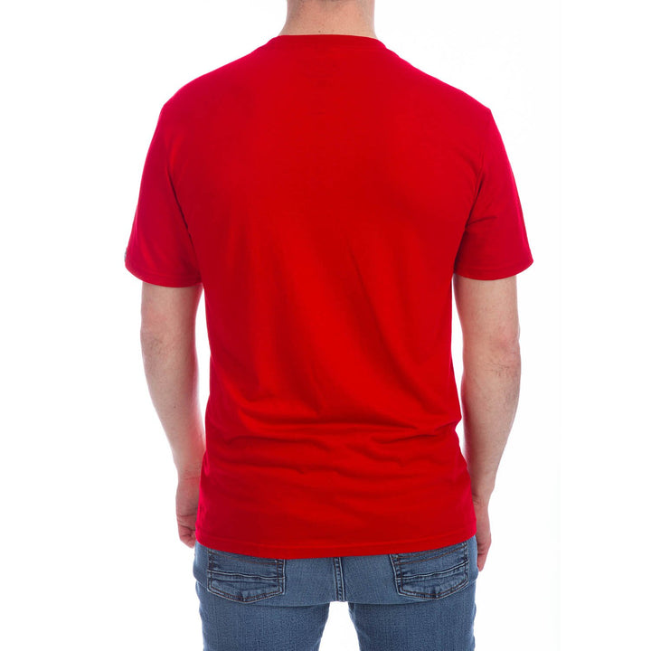 Klim Checkered Flag Tri-blend Tee - Classic Red - White