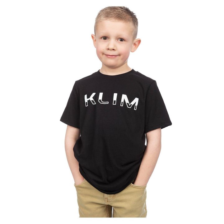 Klim Petrol Tri-blend Tee Youth - Black - White