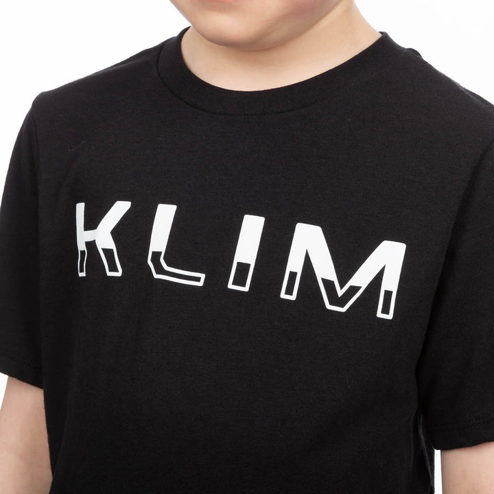 Klim Petrol Tri-blend Tee Youth - Black - White