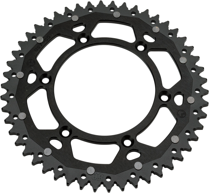 Moose Offroad Dual Sprocket 52-Tooth Black for GasGas, Husqvarna, Husaberg and KTM - 1210-897-52-10X