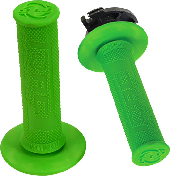 TORC1 Defy Lock-On Motorcycle Grips, Green, Part Number 4650-0802