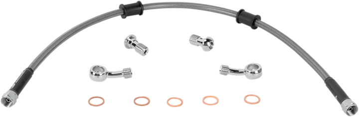 Moose Offroad KAW-6030R Rear Stainless Steel Brake Line for Kawasaki KLR 650