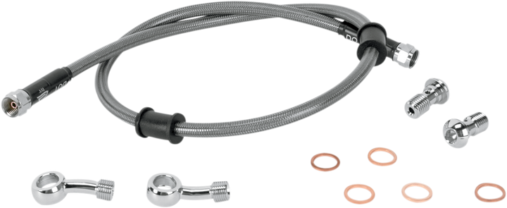 Moose Offroad KAW-6031R Rear Stainless Steel Brake Line for Kawasaki KLR 650