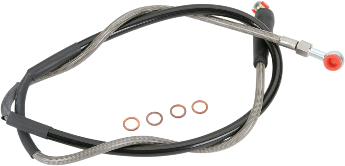 Moose Offroad K01-1-027/P Stainless Steel Front Brake Line for GasGas, Husqvarna and KTM