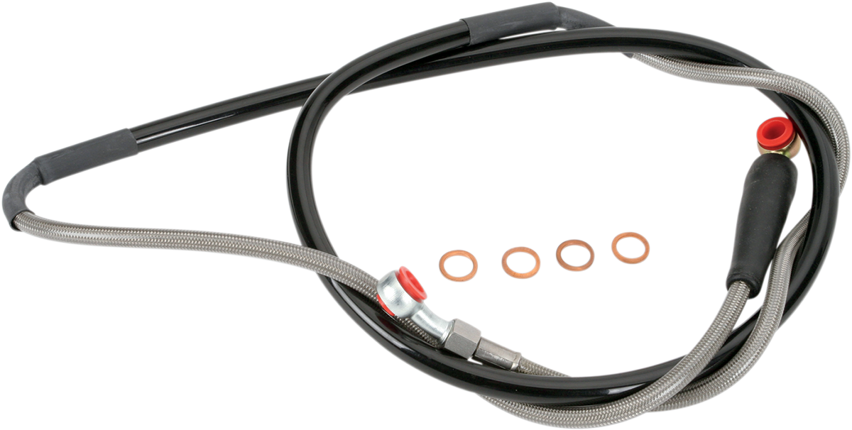 Moose Offroad Stainless Steel Front Brake Line for Yamaha, Part Y01-1-043/P