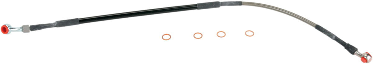 Moose Offroad Stainless Steel Rear Brake Line Y01-2-021/P for Yamaha