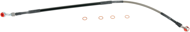 Moose Offroad Stainless Steel Rear Brake Line Y01-2-021/P for Yamaha