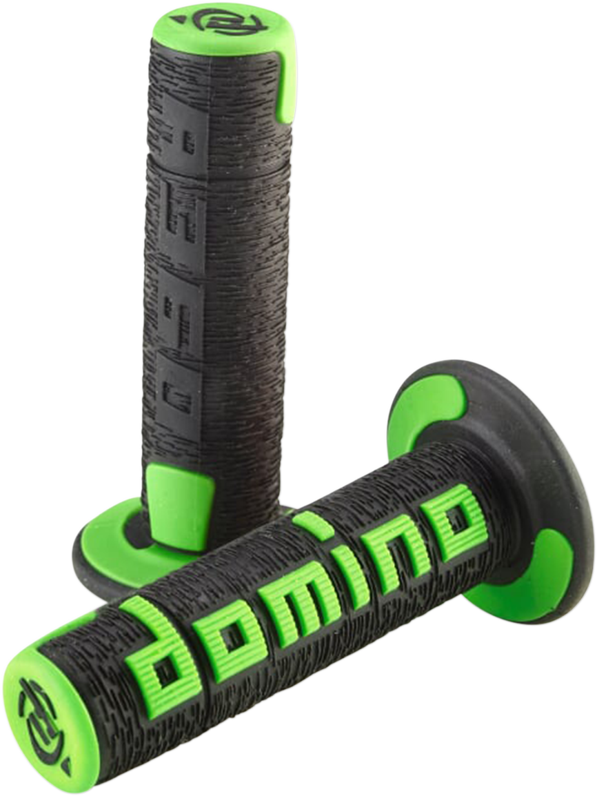 G2 Ergonomics A360 Off-Road Grips Black/Green, Part A36041C4044A7-0